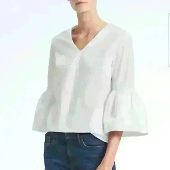 Banana Republic Bell-Sleeve Top / Women's Small - Picture 1 of 8